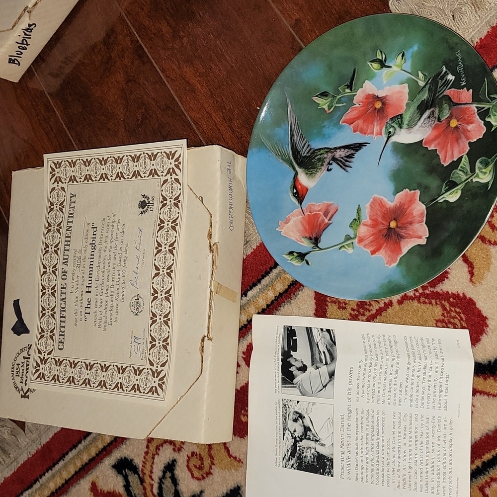 Hummingbird Plate